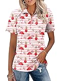 LOMON Women's Collared Athletic Shirts Golf Shirt