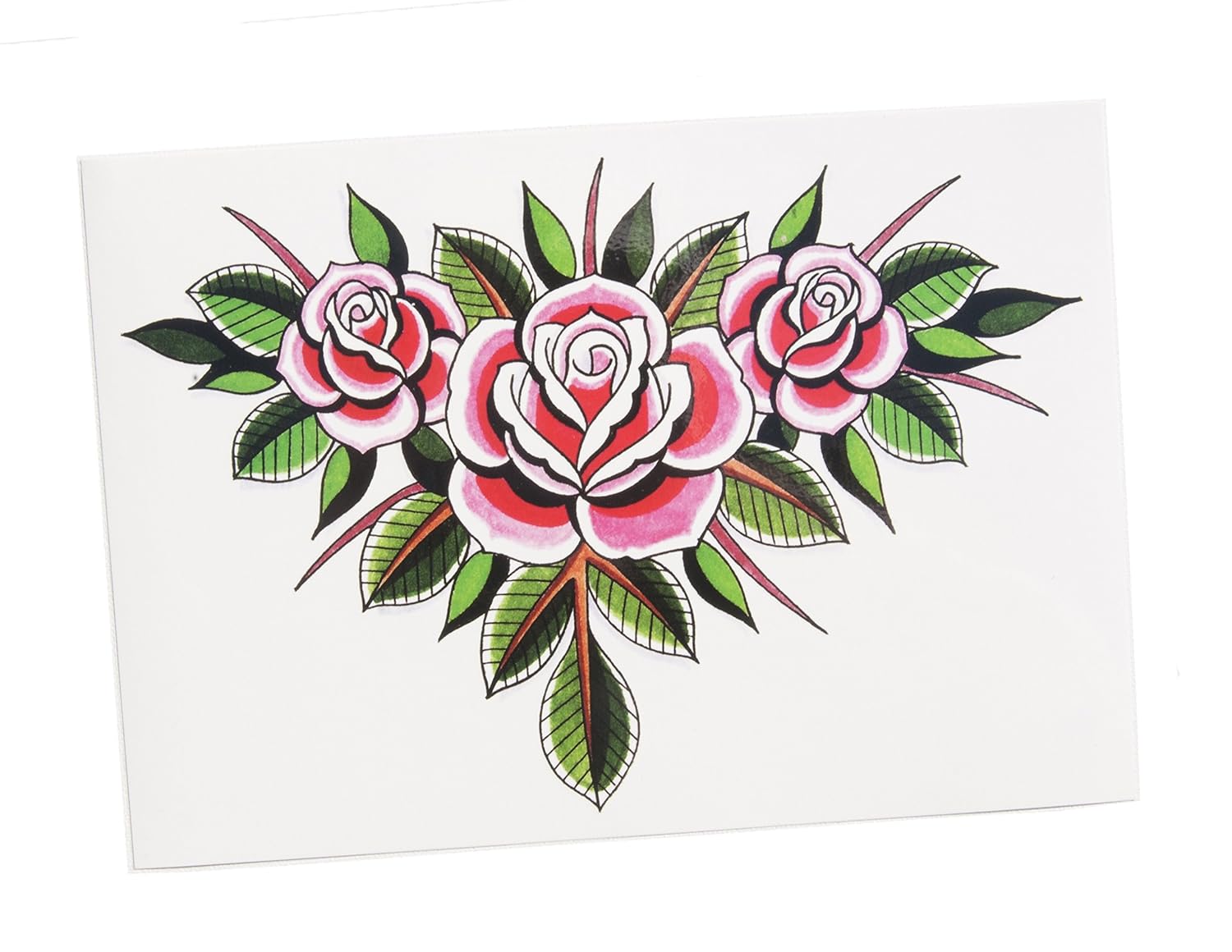 TattooYou Whole Lotta Rosie Temporary Rose Tattoo for
