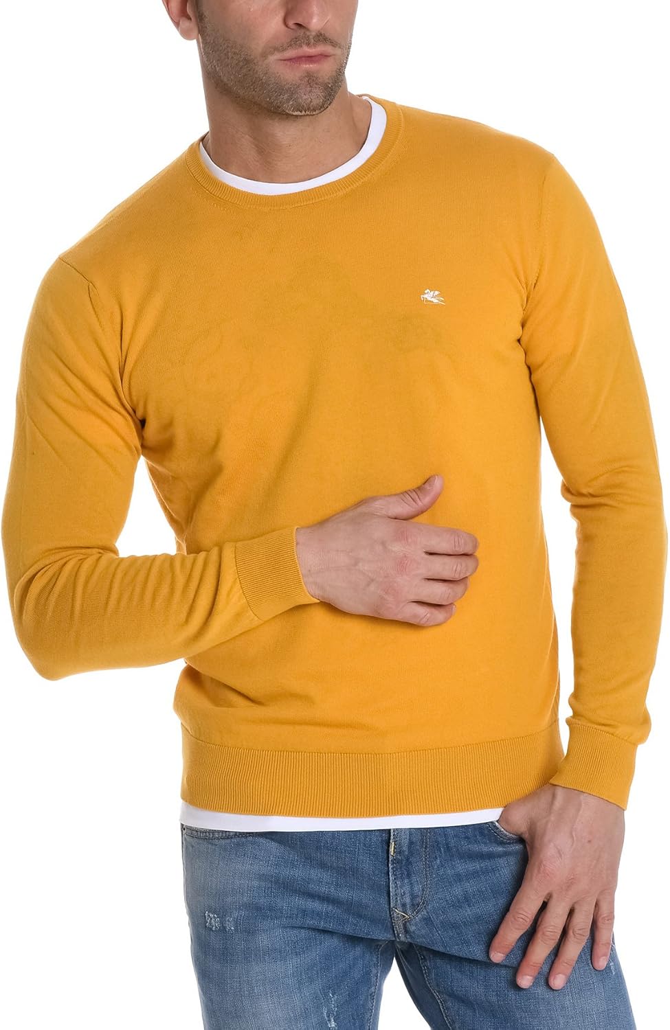 pullover schwarz gelb