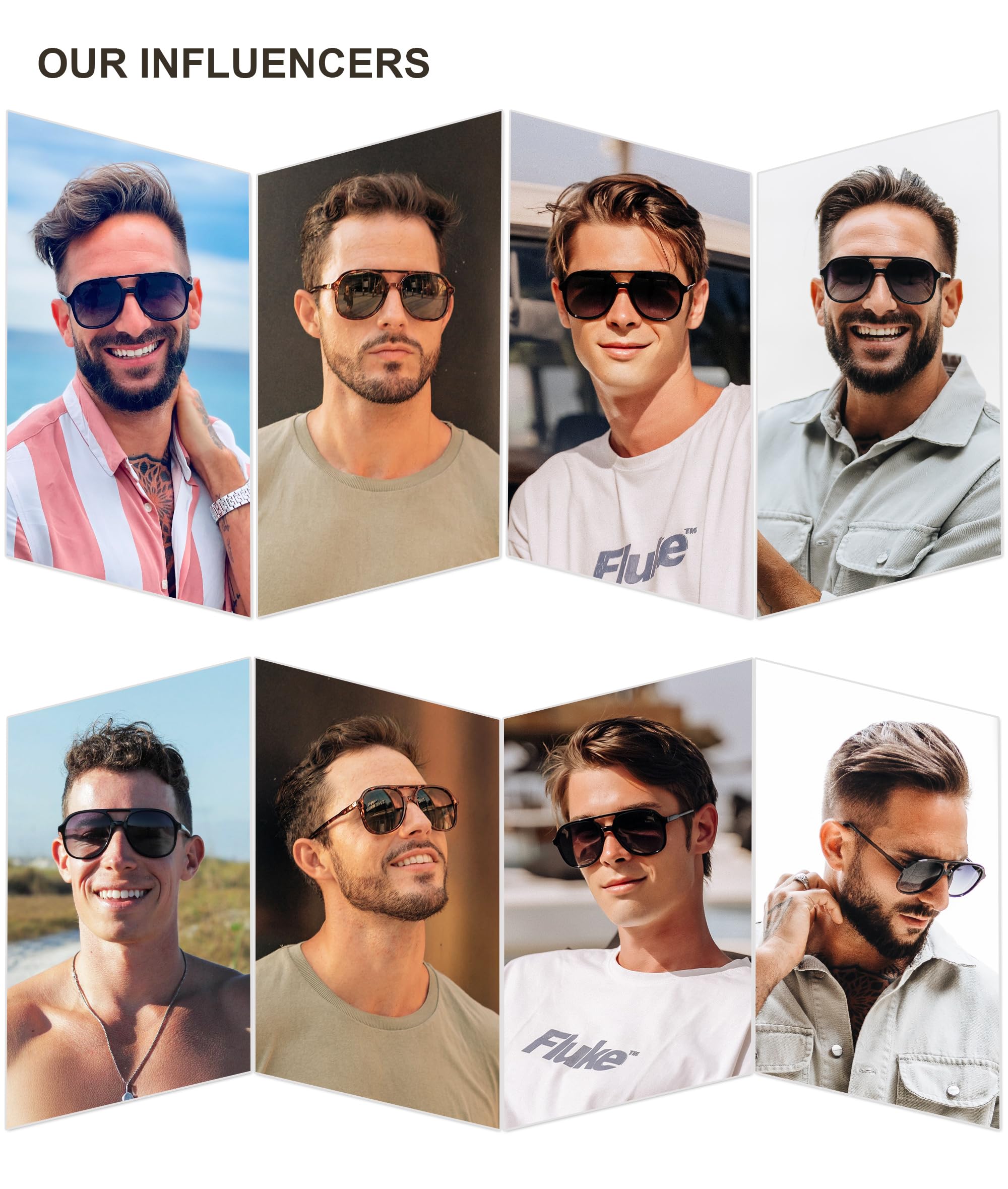 SOJOS Retro Polarized Aviator Sunglasses Womens Mens Classic 70s Vintage Trendy Square Aviators SJ2174