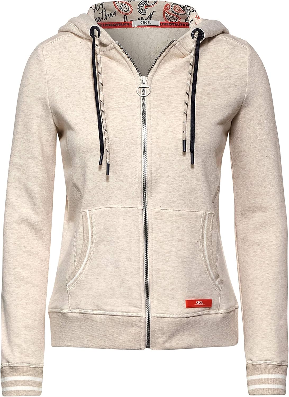 cecil hoodie cardigan