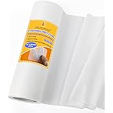 New brothread Soft & Cozy Embroidery Stitch Cover 12" x 10 Yd Fusible Light Weight Stabilizer Covering Scratchy Stitches - White