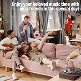 Mersoco Vinyl Record Player Turntable with Built-in Bluetooth & 2 Speakers view 8