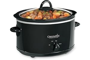 Crock-Pot 4-Quart Manual Slow Cooker, Black