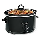 Crock-Pot 4-Quart Manual Slow Cooker, Black