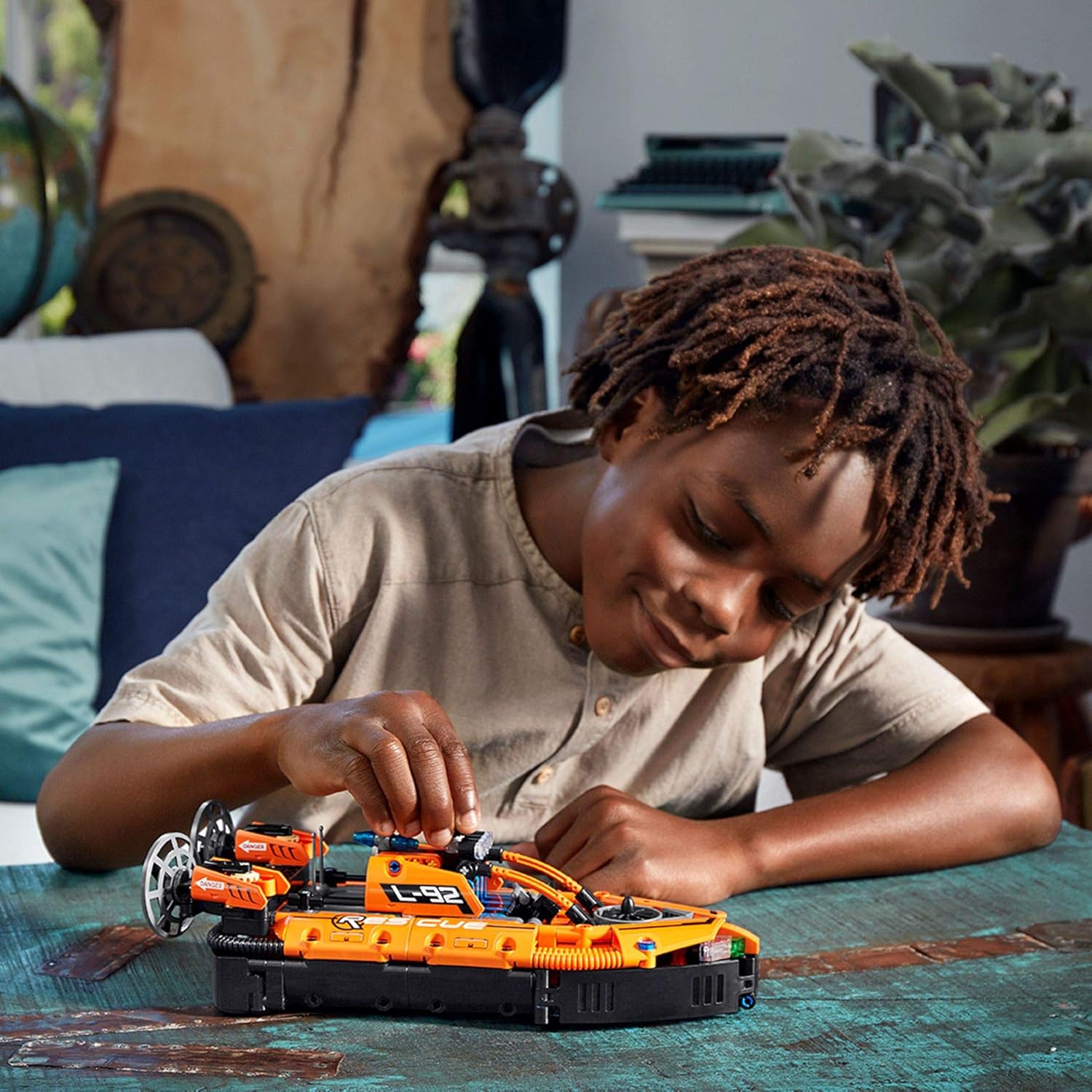 LEGO Technic Rescue Hovercraft 42120 Model Building Kit; This Awesome Toy Hovercraft Makes A Great Gift for Any Occasion, New 2021 (457 Pieces): Toys & Games