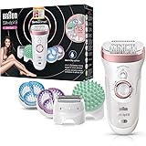 Braun Silk-épil 9 SensoSmart 9/880 Rose Gold, Bianco 40 pinzette ...