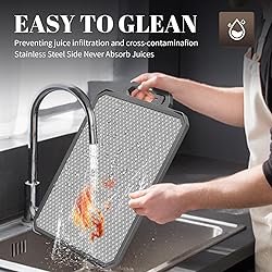 Titanium Cutting Board, Double Sided