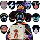 JDBMAOYE Led Mask For Kids, Light Up Mask with Gesture Sensing | Face Transforming Halloween Costume Mask, 70 Patterns, Cool Toys Boys Girls Gifts for Halloween Christmas Birthday Cosplay