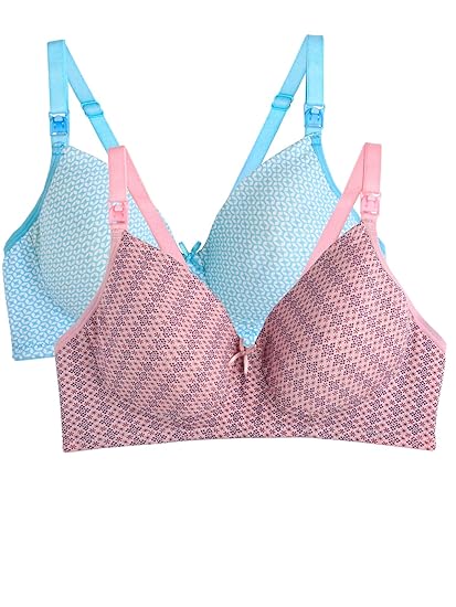 Organic Antimicrobial Lightly Padded Feeding Bra Combo