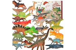 WALIPUIL Advent Calendars 2025 Kids Dinosaur Toys, 24 Days Countdown Christmas Advent Calendars for Kids Gift with Different Dino Figure, Ideal Xmas Gift for Boys Girls Teens 3 4 5 6 Years Old
