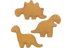 Aiideals Dino Nugget Pillow, 3Pcs Dino Chicken Nugget Pillows are Novelty Funny Pillow for Teens Adults, Dinosaur Pillow are Fun Room Decor, Funny Gifts for Birthday, Halloween, Christmas