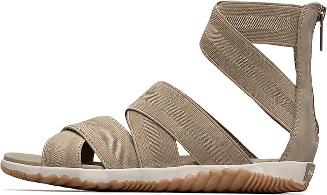 sorel orange strappy sport sandals