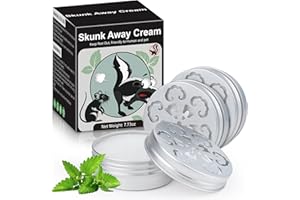 ENBABBOR 3 Pcs Skunk Repellent Indoor Outdoor, Natural Peppermint Mouse & Skunk Repellent Cream - Humane Powerful Skunk Deterrent Outdoor for Repel Squirrel, Mouse, Mole from Yard Garden Lawn