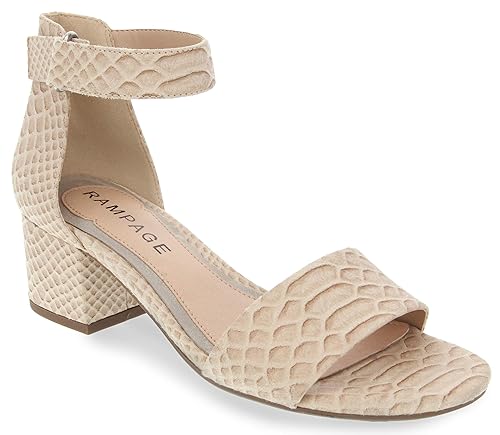 rampage block heel sandals