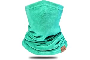 DYMEX Kids Neck Warmer Gaiter Winter Fleece Face Neck Cover Balaclava Cold Weather Windproof Face Mask for Boys Girls