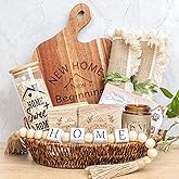 House Warming Gifts New Home,New Home Gift Ideas,Closing Gifts for Home Buyers,Housewarming Cutting Board Basket for Women Men Couples