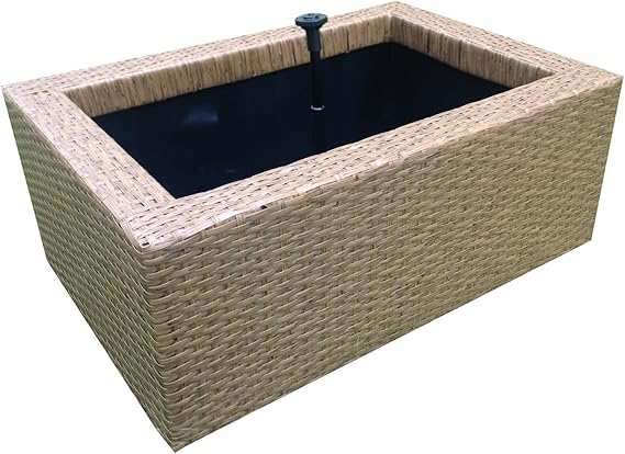 Heissner 015195 14 Rattan Water Garden Brown Amazon Co Uk Garden Outdoors