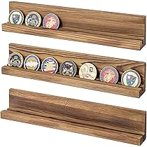 Amazon.com: MyGift Wall Mounted Solid Brown Wood Challenge