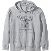 Nancy Drew Detective Agency Est. 1930 Vintage Chest Poster Zip Hoodie