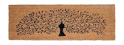 Onlymat Black Tree Coir Doormat,120 Cm X 40 Cm