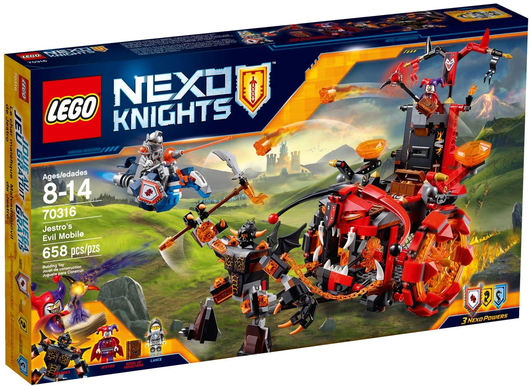 LEGO Nexo Knights 70316: Jestro’s Evil Mobile Mixed