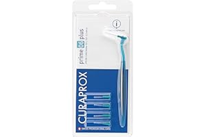 Curaprox Prime Plus Interdental Brushes, CPS 06 Holder with 5 Brushes, 0.6 mm to 2.2 mm