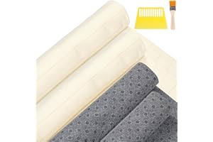 SIBOSEN 4 Pcs 79'' x 59" Large Tufting Cloth for Rugs and 71'' x 39" Non Slip Final Backing Tufting Cloth with Marked Lines Primary Tufting Cloth Rug Tufting Kit for Tufting Gun Punch Needle DIY Rug