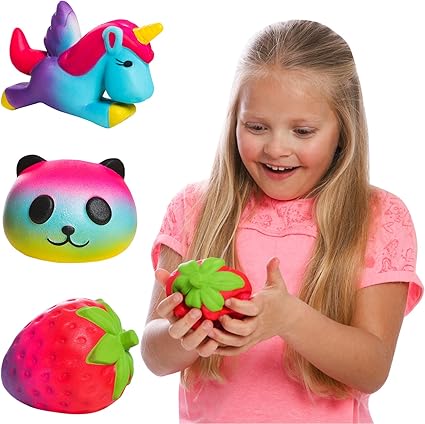 Amazon.com: Regalos para niña: juego de 3 cuadrículas de lento crecimiento, colores únicos, resplandor de estrés, aromatizado, regalo de cumpleaños para niñas de 4 a 5 años 6 7 8 9 +: Toys \u0026 Games