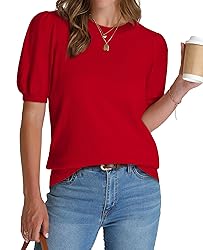 Womens Short Sleeve Sweaters Spring Summer Tops