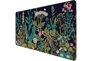 Lateefah Gaming Mouse Pad, Desk Pad for Keyboard and Mouse, Waterproof Mouse and Keyboard Mat, Non-Slip Large Mouse Pad for D