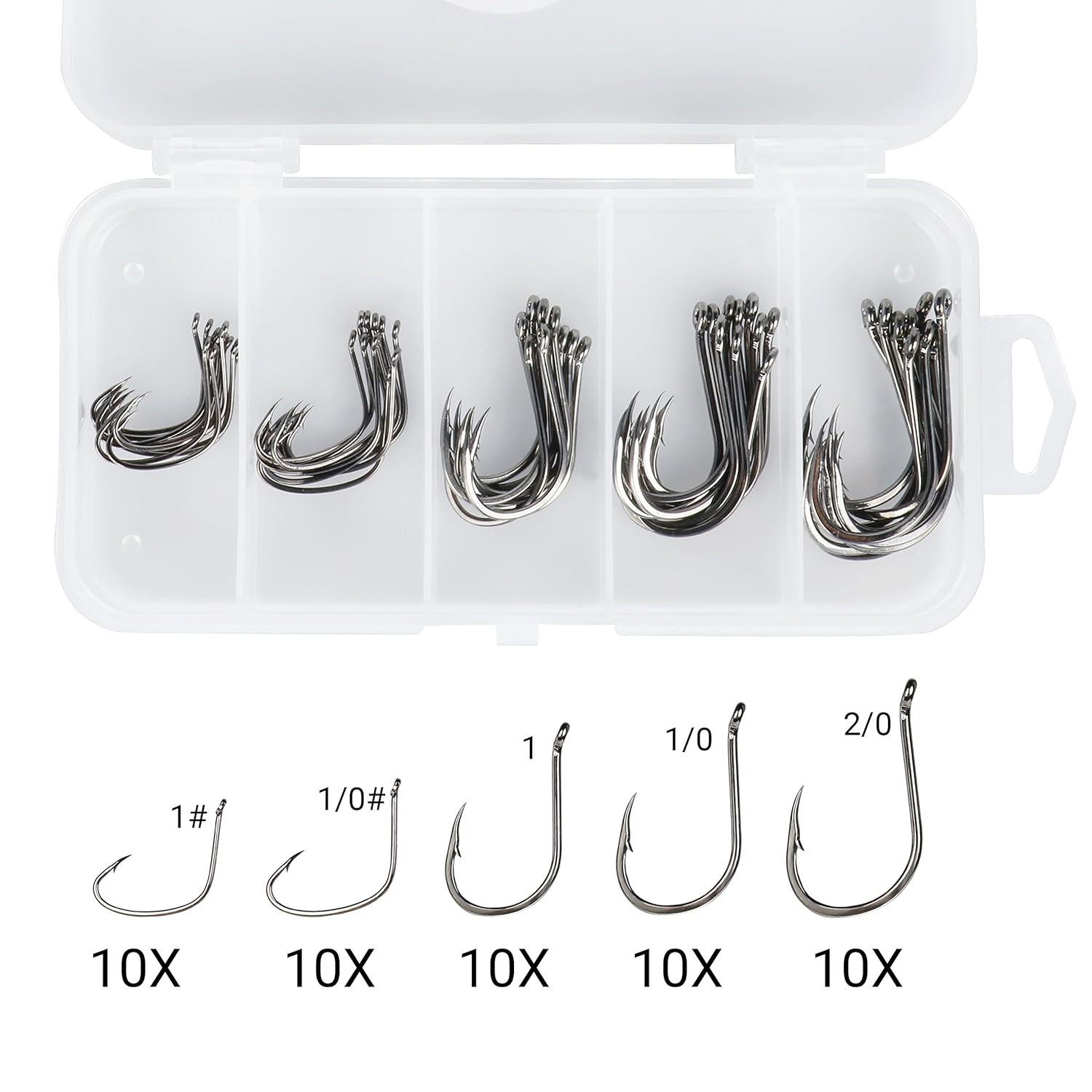 総合福袋 タックルボックス Runclフィッシングフック高炭素鋼 ドロップショットフックワッキーフック バーブフィッシングフック 塩水用淡水釣りのためのタックルボックス付き5サイズのフィッシュフック ブラック B07dkzpkc2 超特価sale開催 Www Aiq Aiq Com Mx