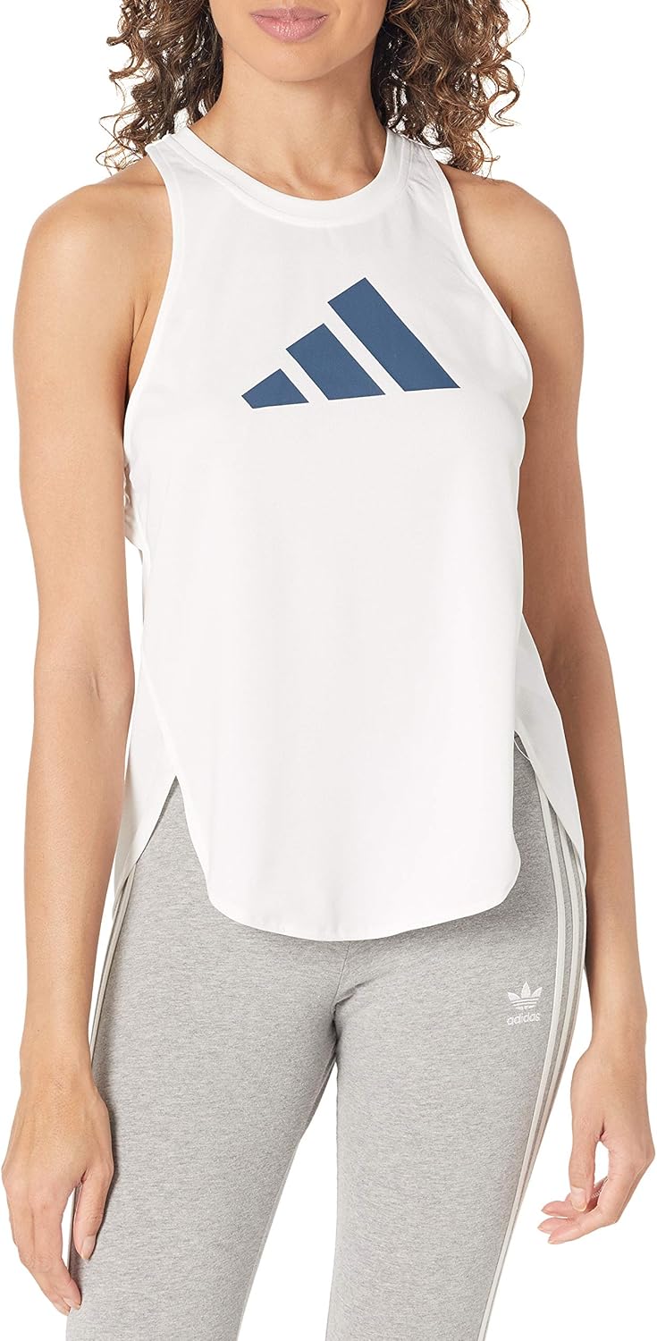 adidas training logo tank