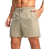 Soothfeel Men's Athletic Running Shorts with Zipper Pocket 5/7 Inch Quick Dry Tennis Shorts Gym Workout Shorts for Men