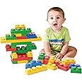 UNiPLAY Basic Soft Building Blocks — Cognitive Development Toy, Educational Blocks, Interactive Sensory Chew Toy for Ages 3 Months and Up (36-Piece Set)