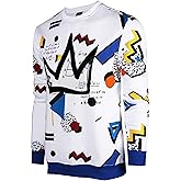 SCREENSHOT APPLIQUE F11966 Premium Fleece Streetwear Chenille EMB Crew Neck Sweatshirt - Classic Fit