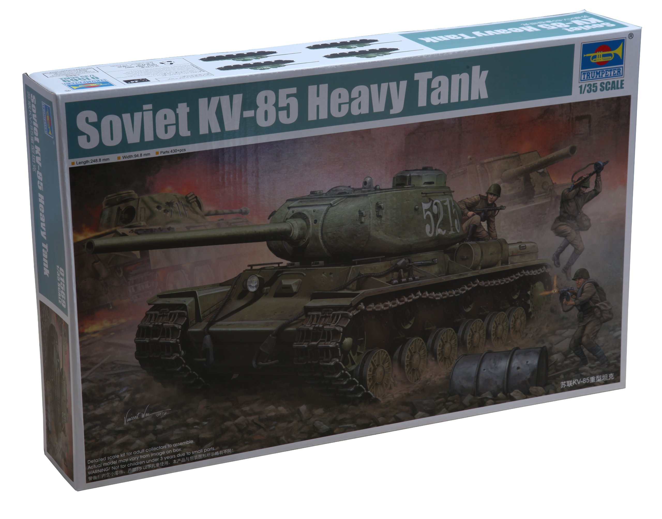 Trumpeter 1:35 - KV-85 Soviet (Mod. 1943) Heavy Tank