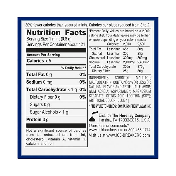 ICE BREAKERS COOLMINT SUGAR FREE MINTS TINS, 1.5 OZ (8 COUNT)