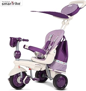 smart trike purple and white