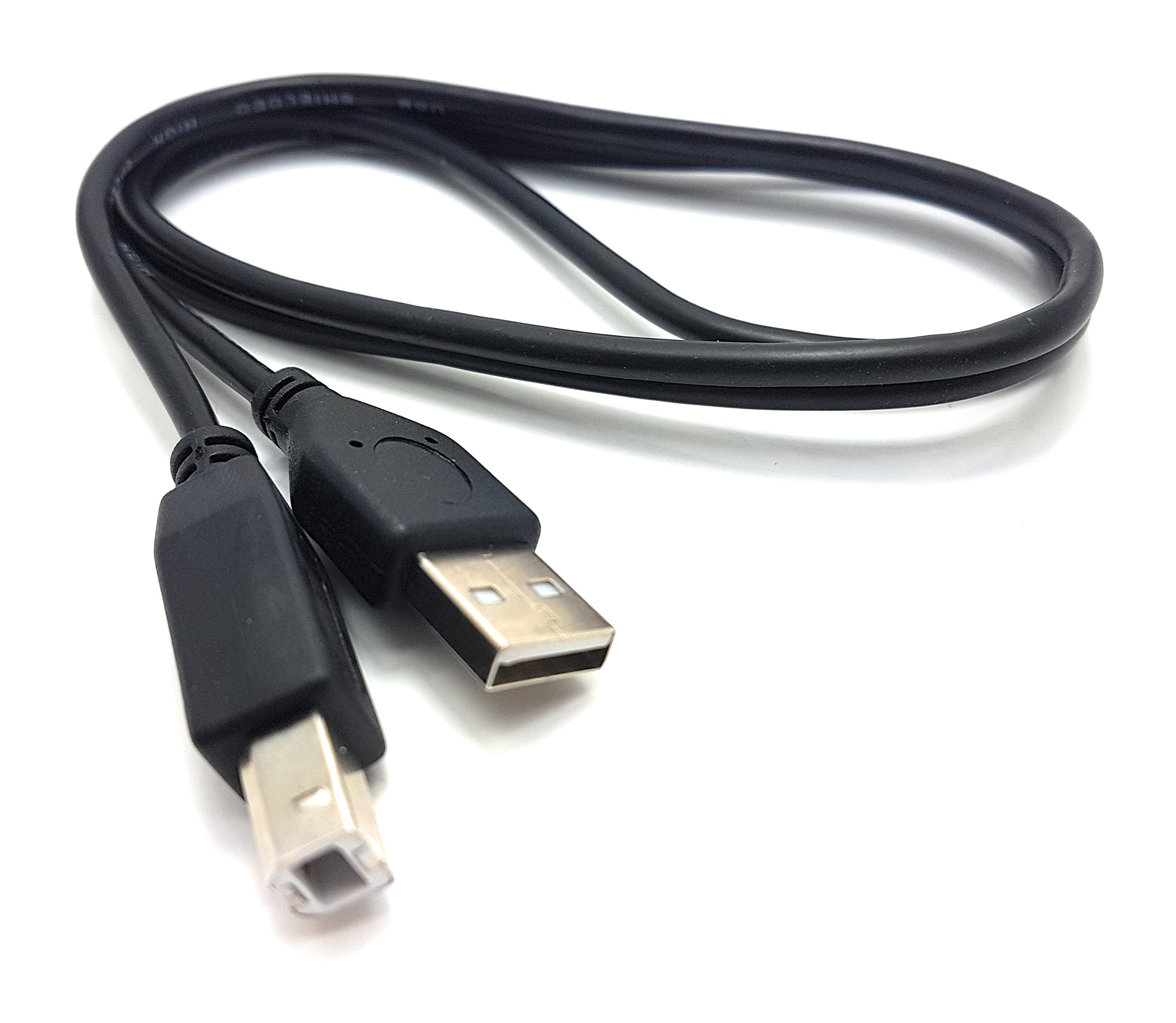 MainCore 2m long High Speed USB to Printer, Scanner Cable Lead