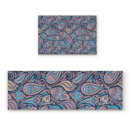 Area Rug Sets Area Rugs Pads Z L Home Rustic Paisley Floral Kitchen Rug Sets 2