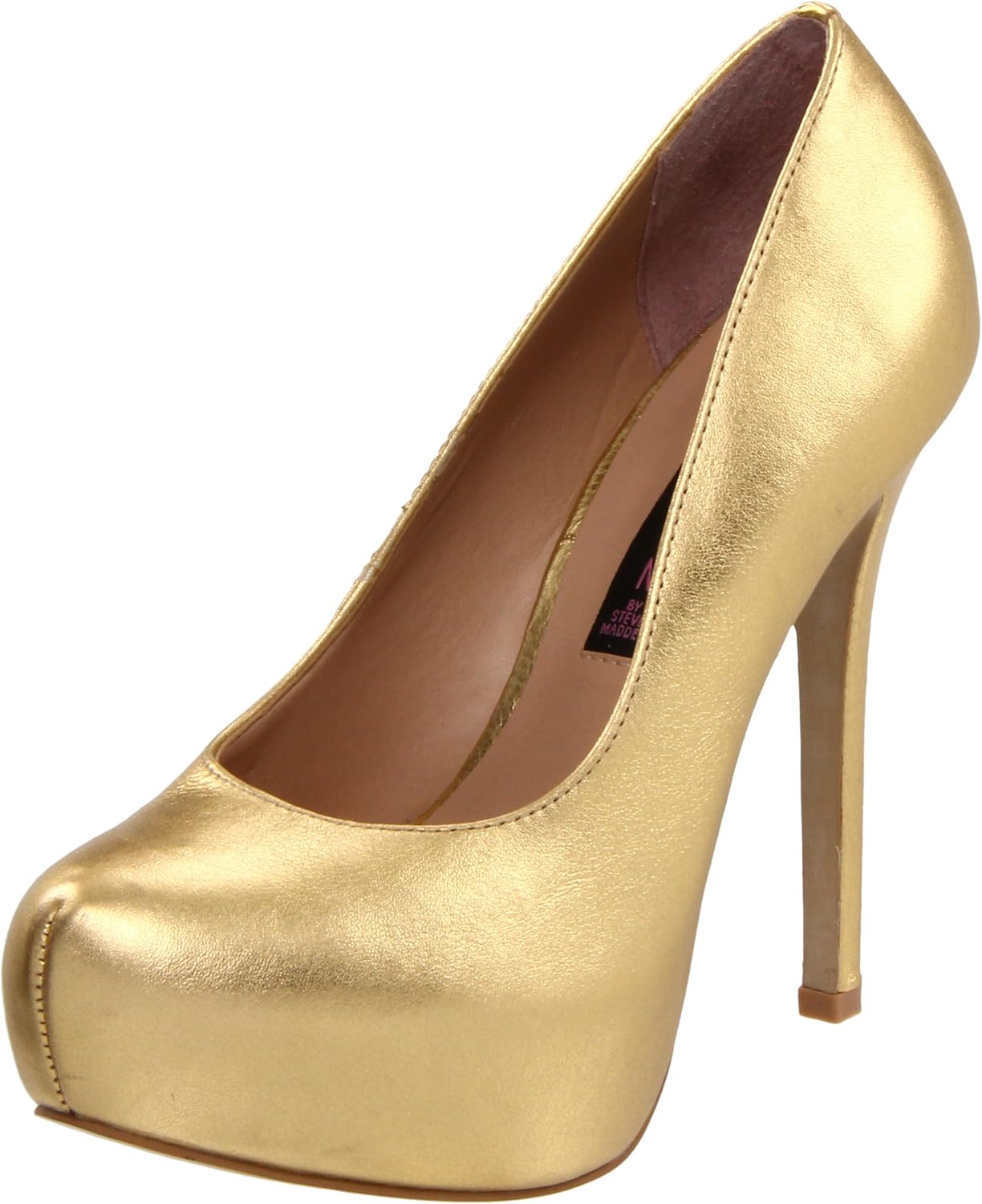 steve madden gold pumps