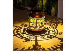 TIGGSY French Bulldog Solar Lanterns Outdoor Waterproof,Hanging Solar Lights French Bulldog Gifts for Women Men Metal LED Decorative Light for Yard,Patio,Lawn,Tabletop,Pathway,Landscape,Garden Decor