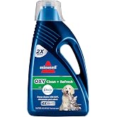 Bissell OXY Clean + Refresh with Febreze Carpet Cleaning Solution, for use in Leading Upright Carpet Cleaners, 60oz, Deep Cleans with Oxy, eliminates pet Odors