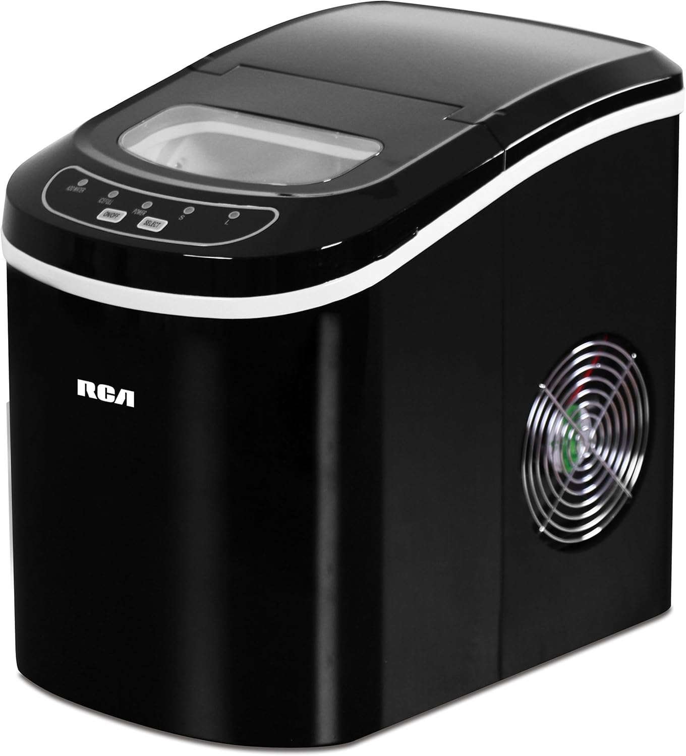 RCA 26 Lbs Counter Top Ice Maker, Black
