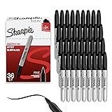 Sharpie Permanent Markers, Bulk Set, Fine Tip