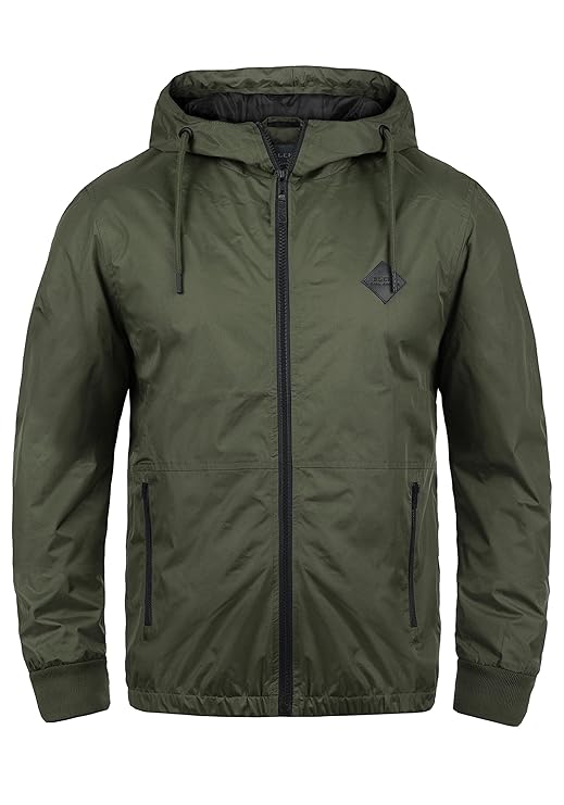 Blend Matt Herren Windbreaker Übergangsjacke Regenjacke Mit Kapuze