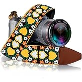 Art Tribute Camera Strap for All DSLR and Mirrorless Cameras. Add Your Name Or Initials Make It a Personalized Gift