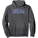 Vintage Chelsea AL Distressed Blue Varsity Style Pullover Hoodie