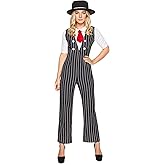 Karnival Costumes 1920s Gangster Girl Mob Boss Women's Costume